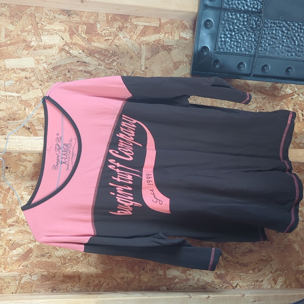 Cowgirl Tuff  Mid-sleeve Shirt